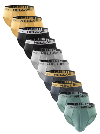 LuckeLadybug LLC men's fashion boxer briefs multipack in assorted colors for everyday comfort