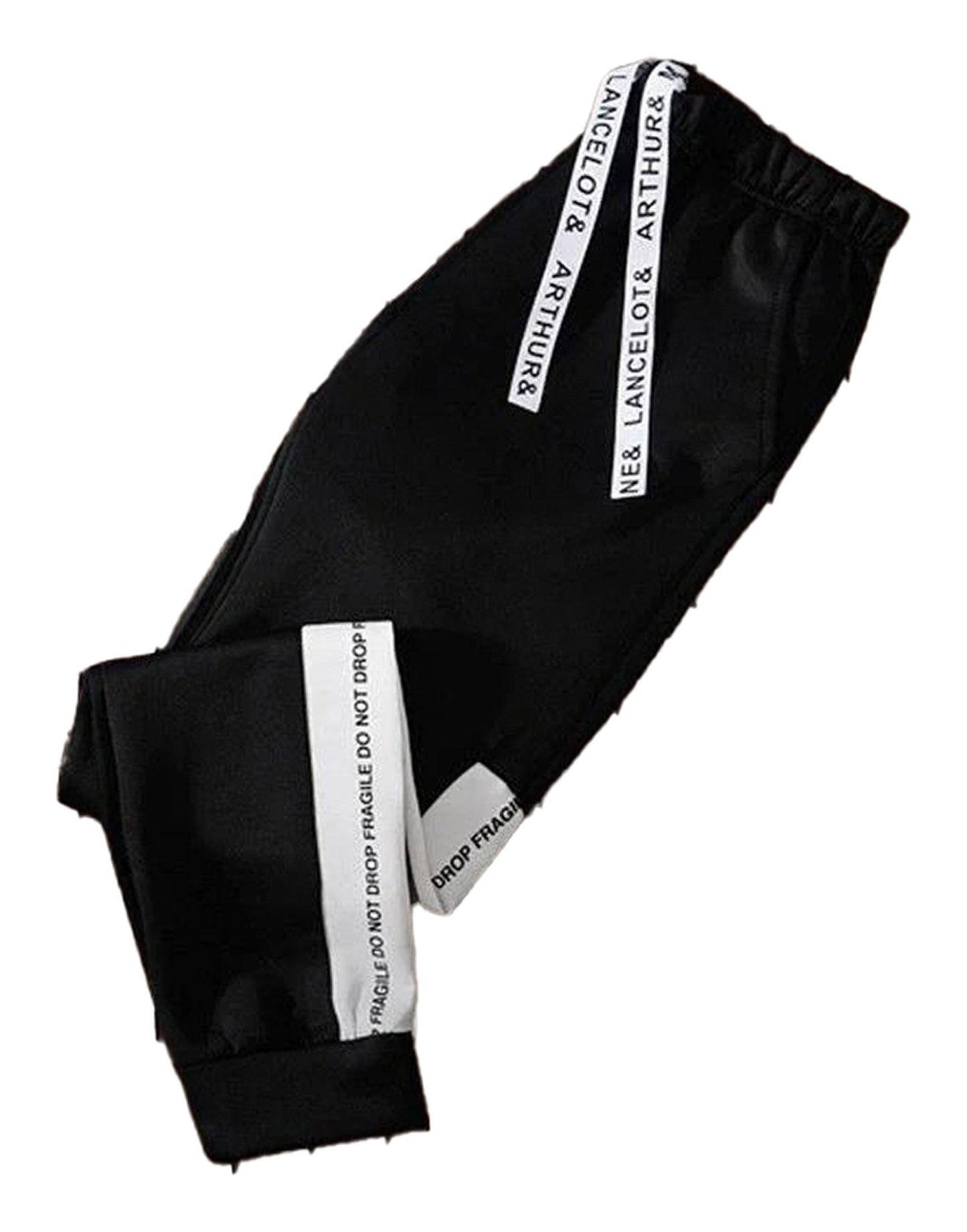 LuckeLadybug men's hip hop hoodies in stylish black with trendy white detailing and comfortable fit