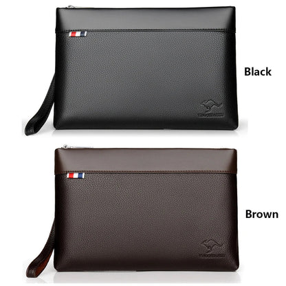 Mens Leather Clutch Bag For Stylish Carry