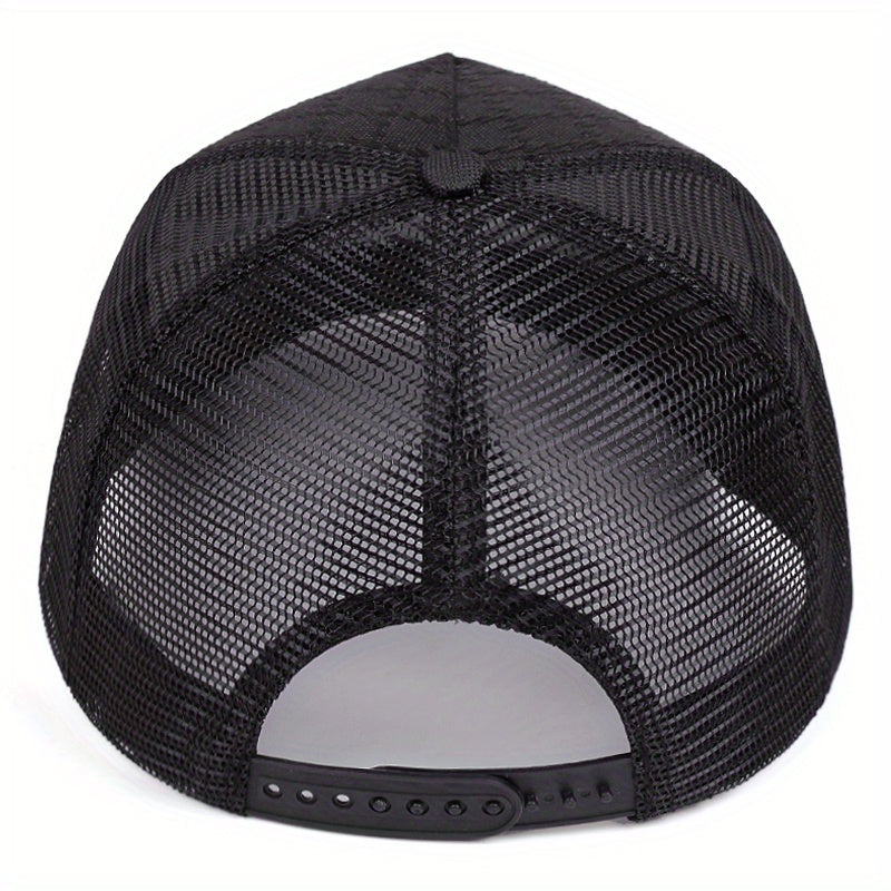 LuckeLadybug men's outdoor sports baseball cap with breathable mesh back for comfort and style