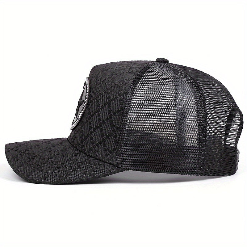 LuckeLadybug men's outdoor sports baseball cap with mesh back for breathability and comfort