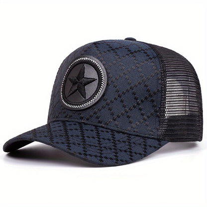 LuckeLadybug men's outdoor sports baseball cap with a stylish design and mesh back for comfort