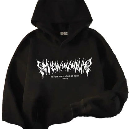 Men's rose print hoodie in black with unique graphic design for casual style and comfort