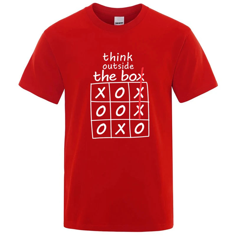 Mens T Shirt Graphics - Think Outside Box