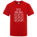 Mens T Shirt Graphics - Think Outside Box
