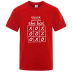 Mens T Shirt Graphics - Think Outside Box