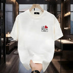 Men's T-Shirt Graphics with Heart Design