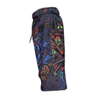 LuckeLadybug Mens Thong Beachwear Featuring Zombie Print for Stylish Summer Fun