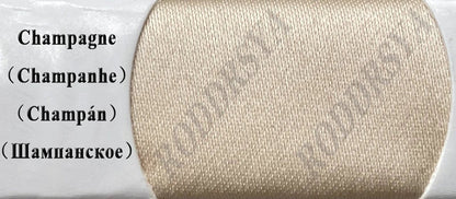 Champagne satin fabric suitable for crafting a mermaid wedding dress 2025