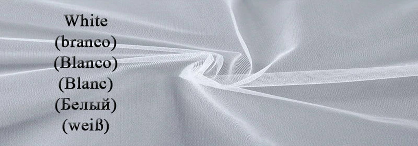 Soft white fabric showcasing the delicate texture for a mermaid wedding dress 2025