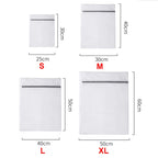 Set of LuckeLadybug mesh bag laundry in various sizes for delicate clothing protection during washing