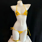 Micro Bikini with Bold Design for Summer Fun
