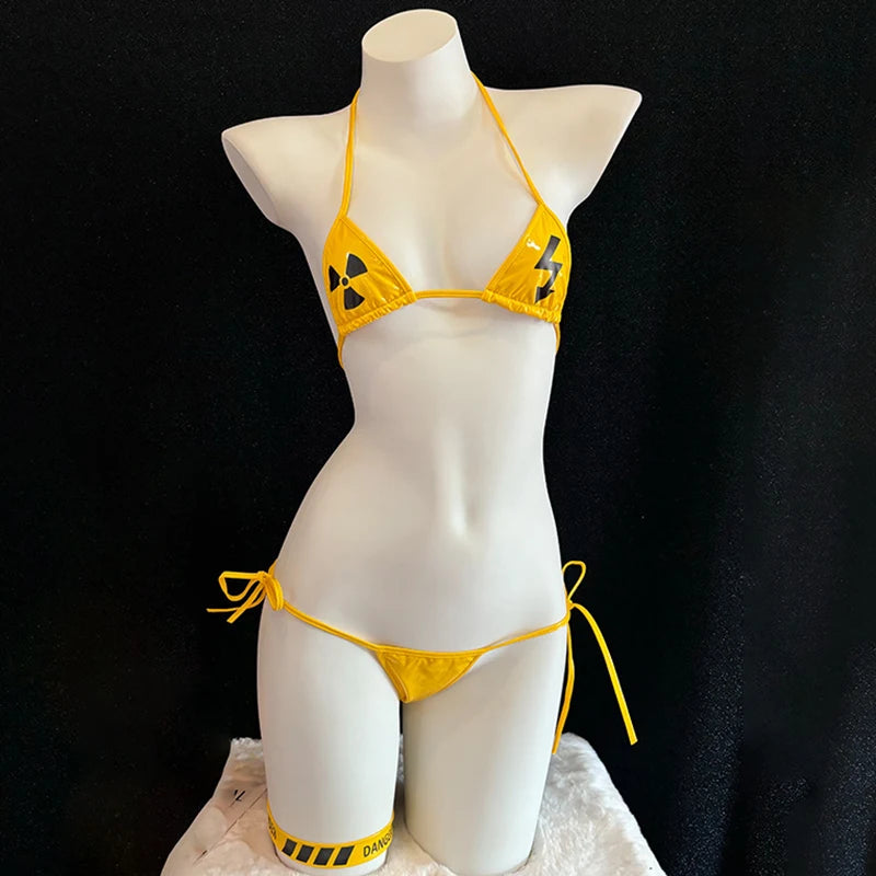 Micro Bikini with Bold Design for Summer Fun