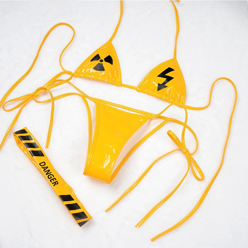 Micro Bikini with Bold Design for Summer Fun