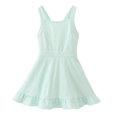 Adorable Mint Active Sporty Ruffle Tennis Dress For Stylish Babies And Toddlers - LuckeLadybug LLC