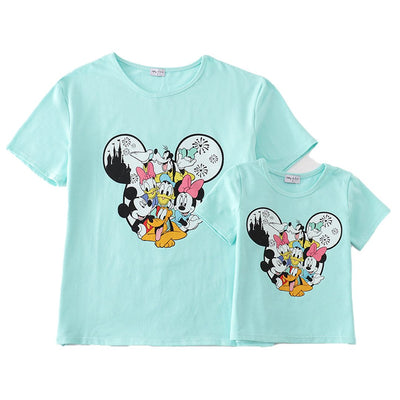 Adorable Mint Character Mom & Me Top - Perfect For Stylish Babies & Toddlers! - LuckeLadybug LLC