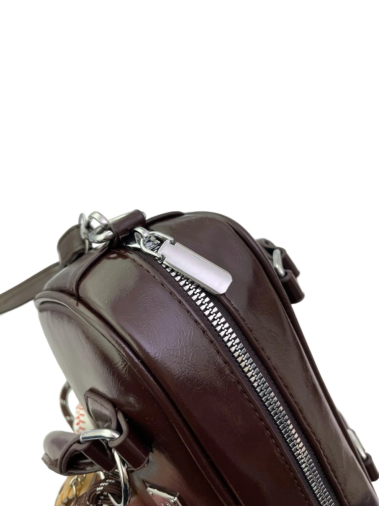 Miu Style Small Square Boston Handbag