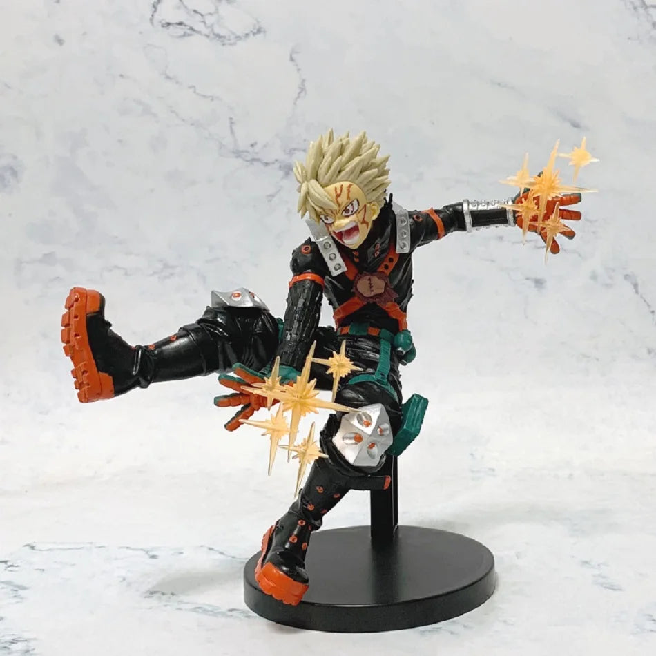 My Hero Academia figurine of a character in action pose with vibrant details and dynamic effects
