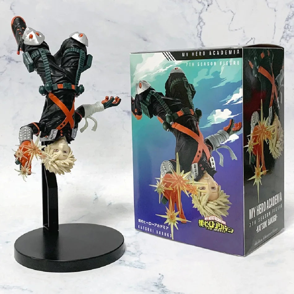 My Hero Academia Katsuki Bakugo Figurine with Dynamic Pose and Collector's Box