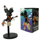 My Hero Academia Bakugo Explosion Figurine in Dynamic Upside-Down Pose on Display Stand