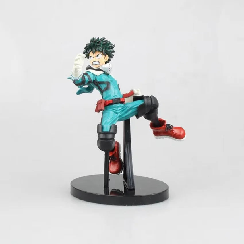 LuckeLadybug LLC My Hero Academia figurine of a character in a dynamic pose on a black base