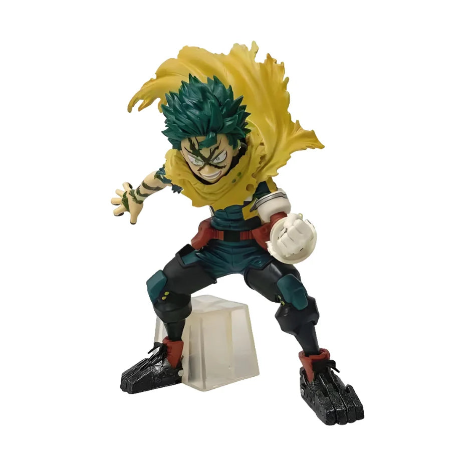My Hero Academia figurine of a character in dynamic pose with detailed outfit and vibrant colors