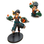 My Hero Academia figurine of a hero in action pose with detailed features and vibrant colors