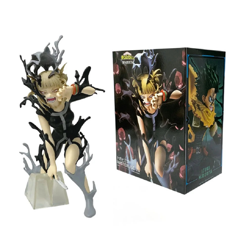 My Hero Academia Izuku Midoriya figurine with detailed features and dynamic pose, includes collector's box