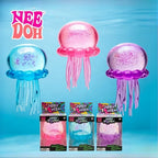 Colorful jellyfish squishies from LuckeLadybug LLC, a sensory fidget toy for stress relief