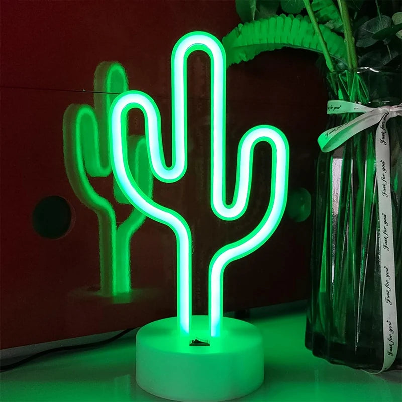 Neon Sign - Cactus LED Light Decor