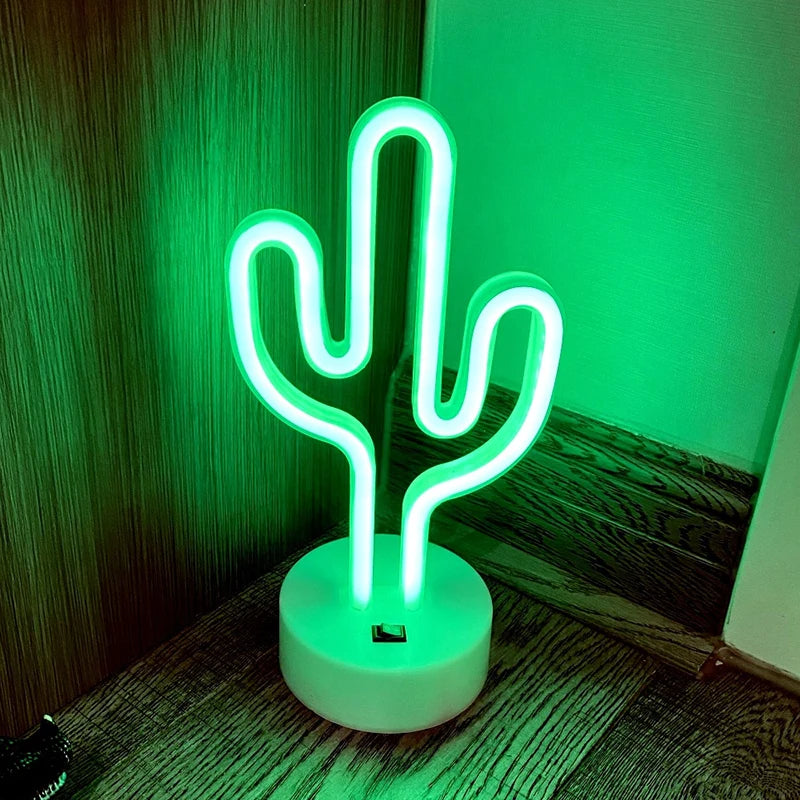 Neon Sign - Cactus LED Light Decor