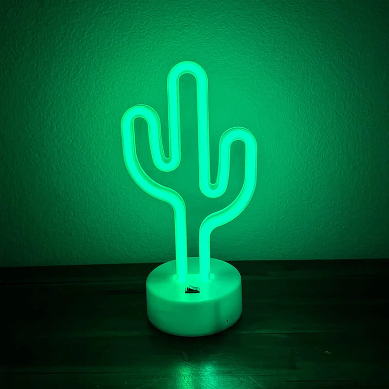Neon Sign - Cactus LED Light Decor