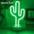 Neon Sign - Cactus LED Light Decor