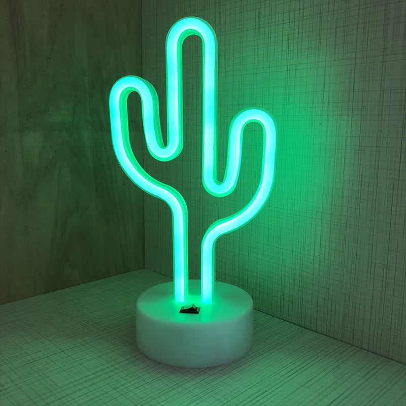 Neon Sign - Cactus LED Light Decor