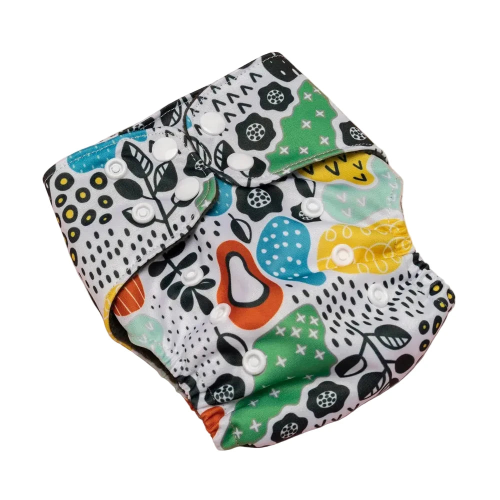 LuckeLadybug LLC Newborn Diapers newborn with colorful patterns for comfortable fit and easy changes