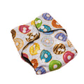LuckeLadybug LLC Fun Donut Pattern Newborn Diapers for newborn with adjustable snaps