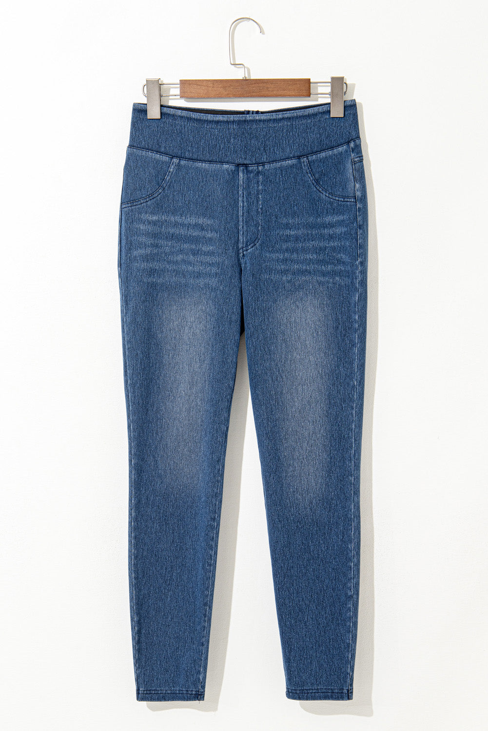 Comfortable blue jeggings from LuckeLAdybug LLC resembling denim style, perfect for casual wear, jeggings old navy