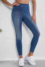 High-Waisted Blue Jeggings Old Navy with a Stretchy Fit for Comfortable Everyday Wear