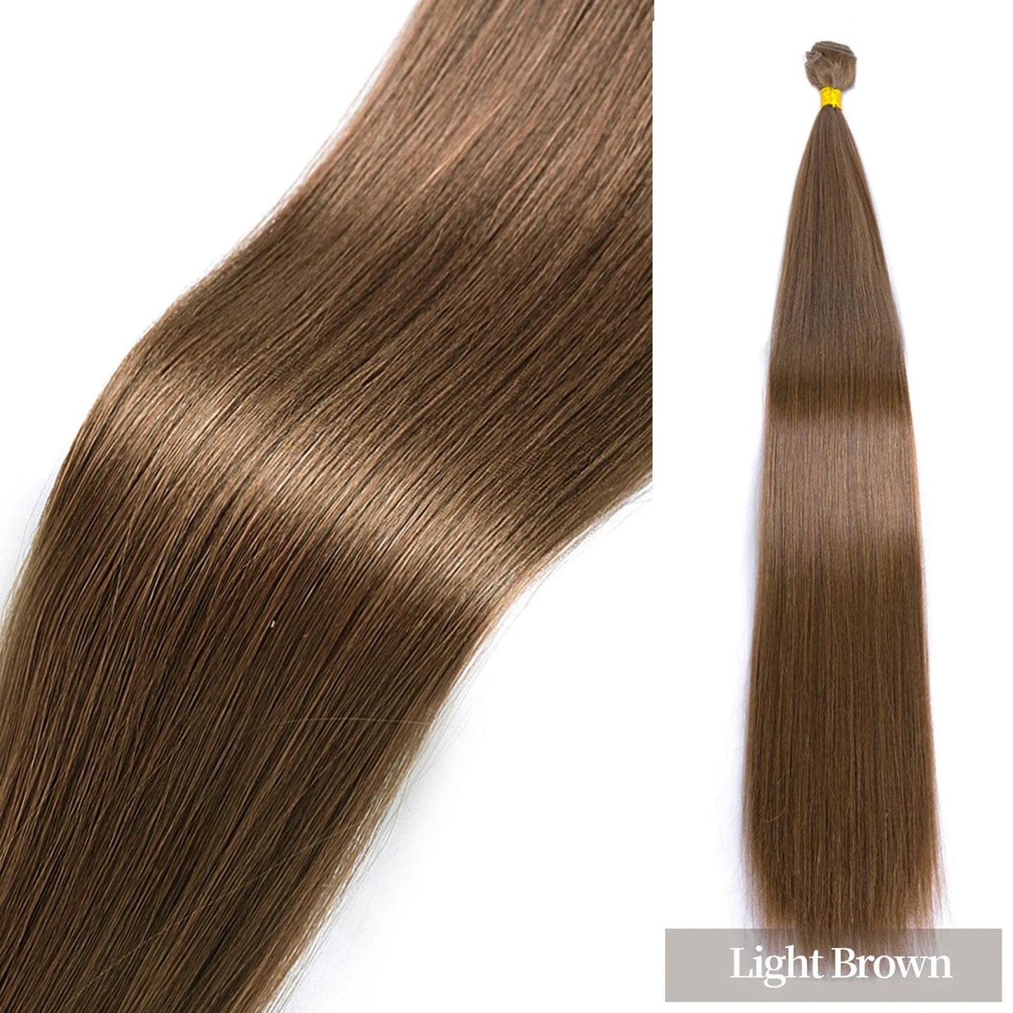Ombre blonde straight hair bundles from LuckeLadybug LLC showcasing smooth and silky texture