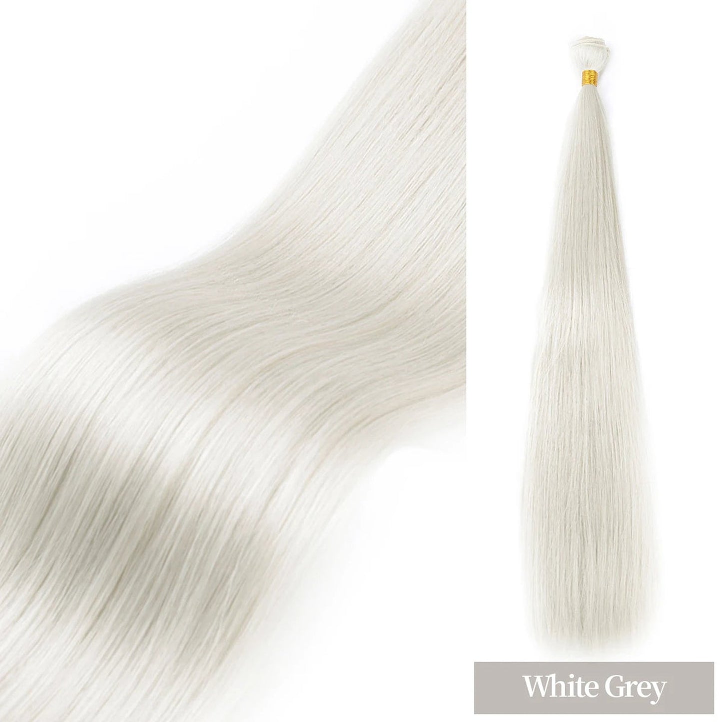 Ombre blonde straight hair bundles from LuckeLadybug LLC, featuring silky smooth texture and natural shine