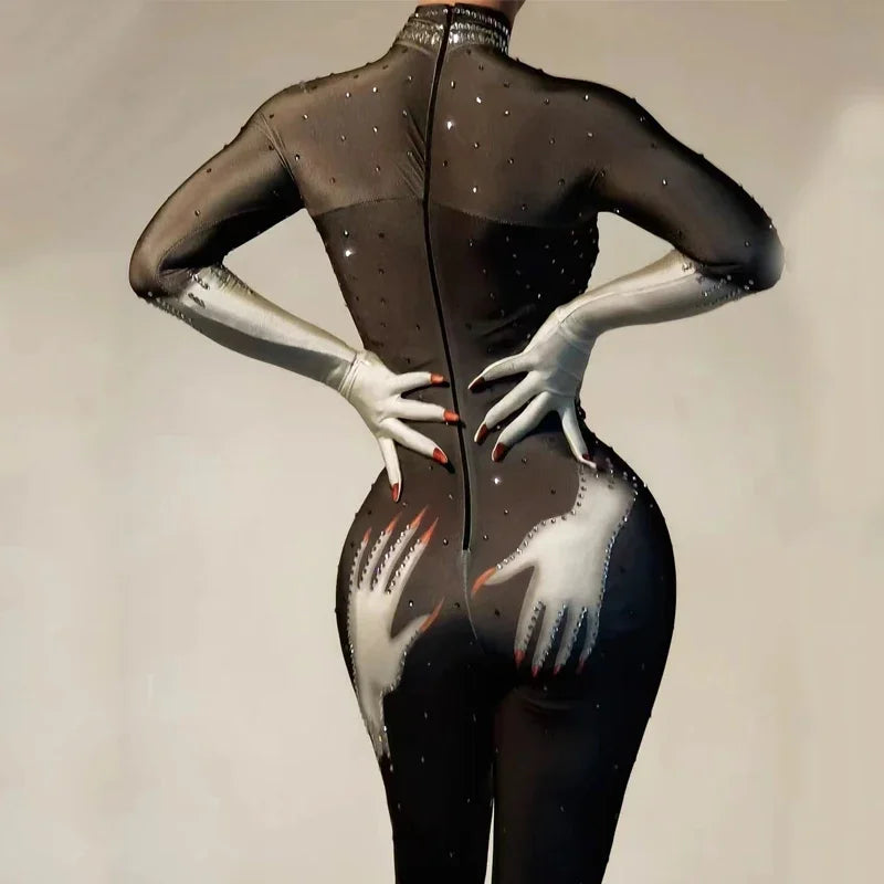 Unique Outfit for Rave with Artistic Design