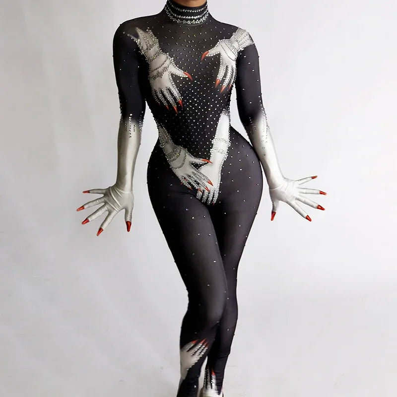 Unique Outfit for Rave with Artistic Design
