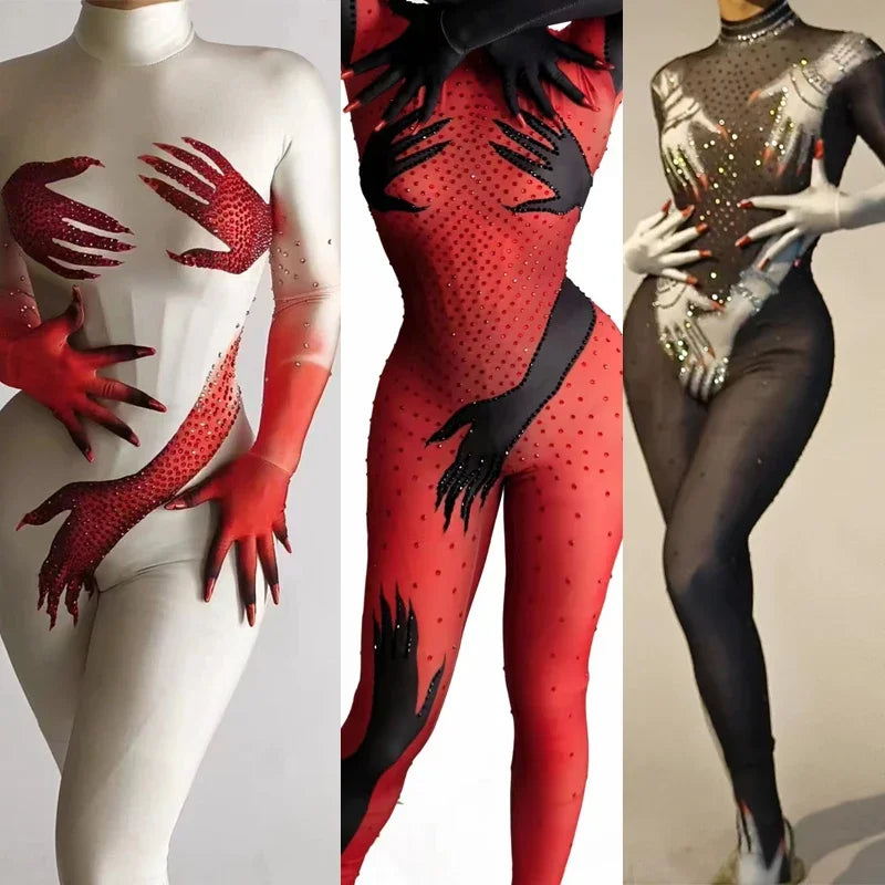 Unique Outfit for Rave with Artistic Design