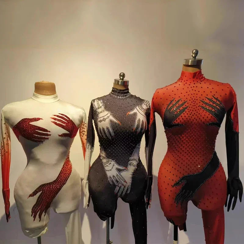 Unique Outfit for Rave with Artistic Design