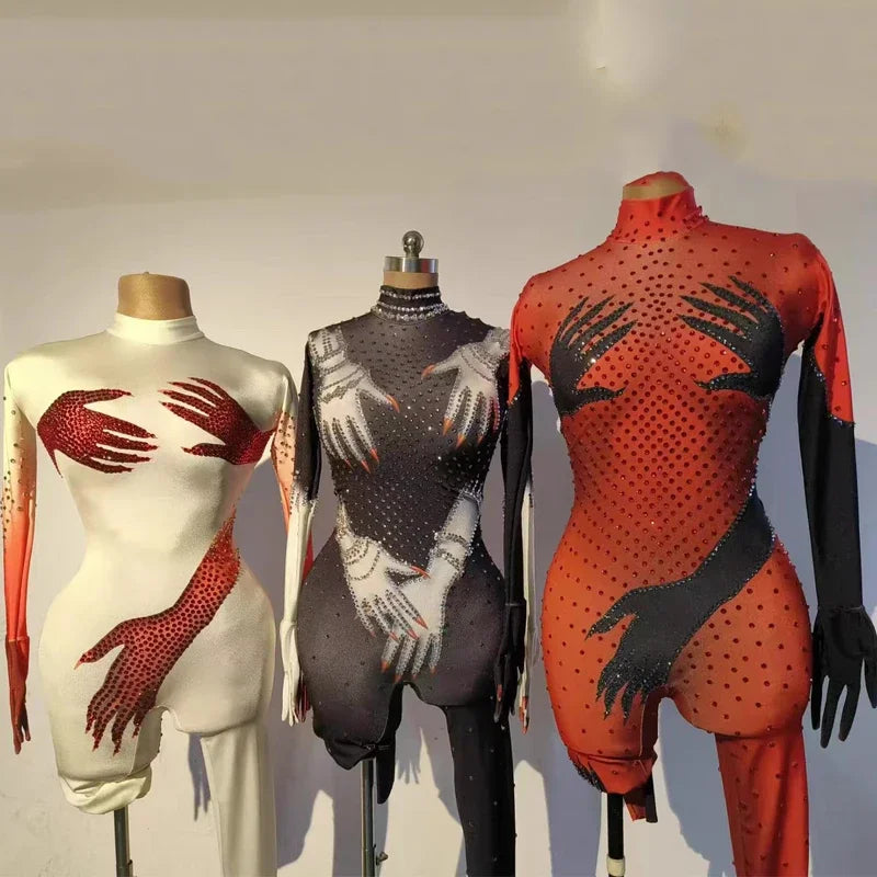 Unique Outfit for Rave with Artistic Design
