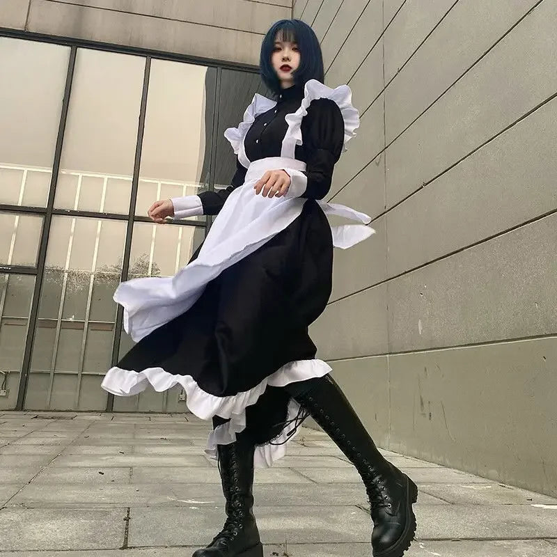 Outfit Maid with Stylish Ruffle Details