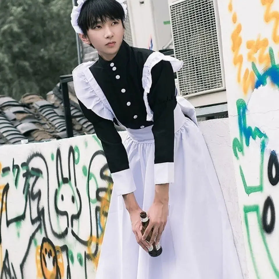 Outfit Maid with Stylish Ruffle Details