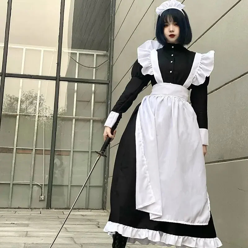 Outfit Maid with Stylish Ruffle Details