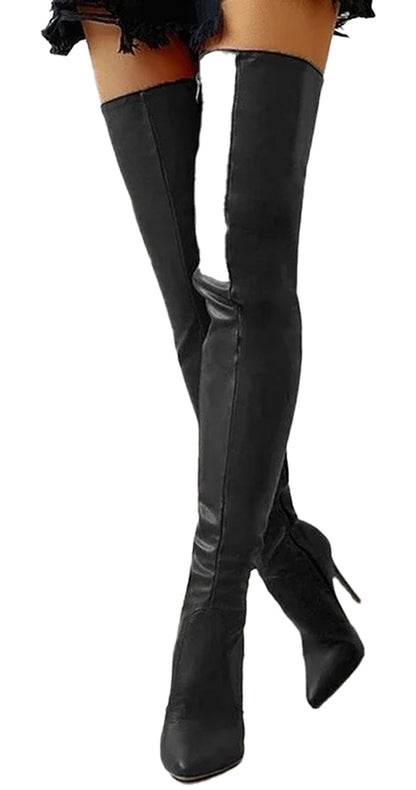 Over The Knee High Heel Boots