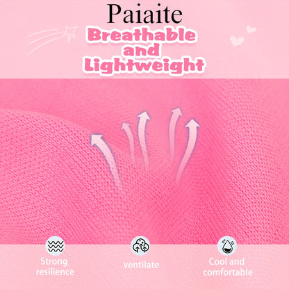 Pink breathable and lightweight fabric for cute dog shirts for small dogs from LuckeLadybug LLC